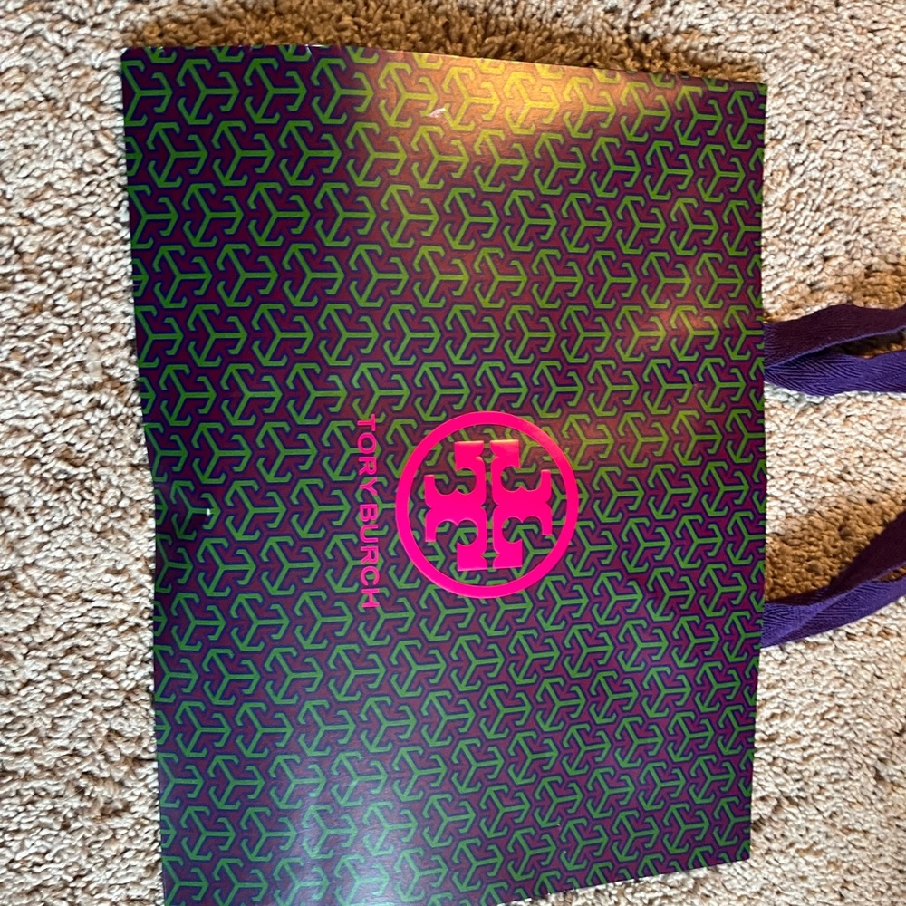 Tory Burch tote paper bag